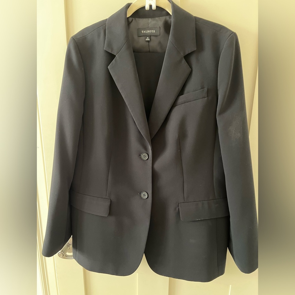 Talbots Black pantsuit